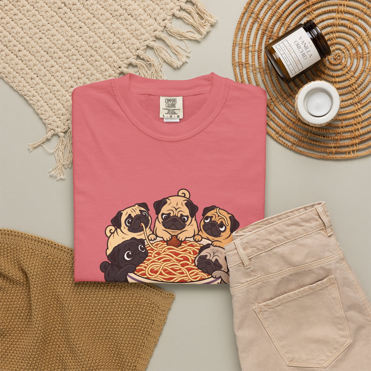 Pug Supper Club T-Shirt