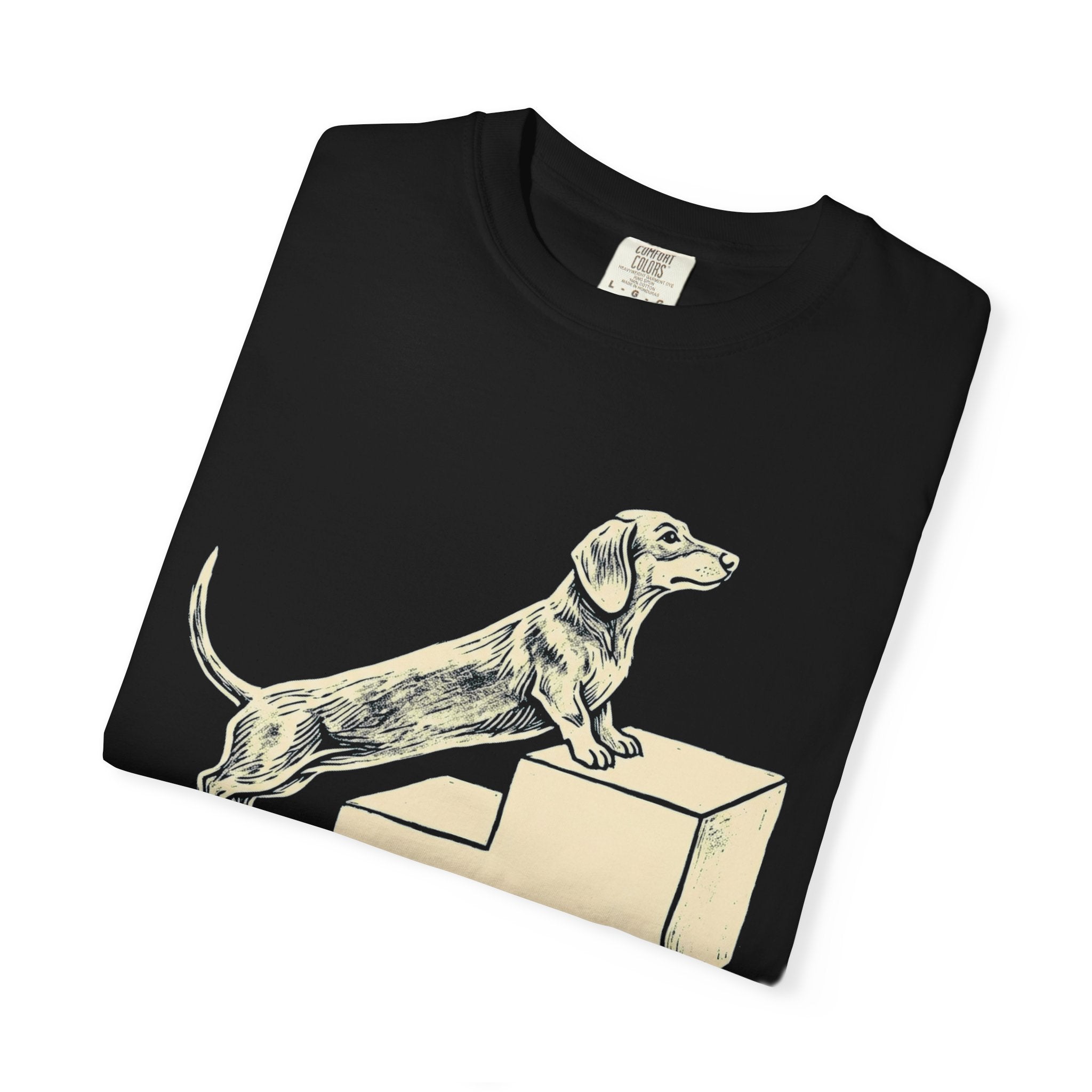 Dachshund Stair Struggle Dog T-Shirt