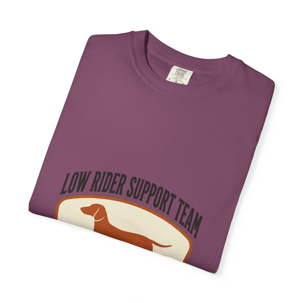 Dachshund Low Rider Badge Dog T-Shirt