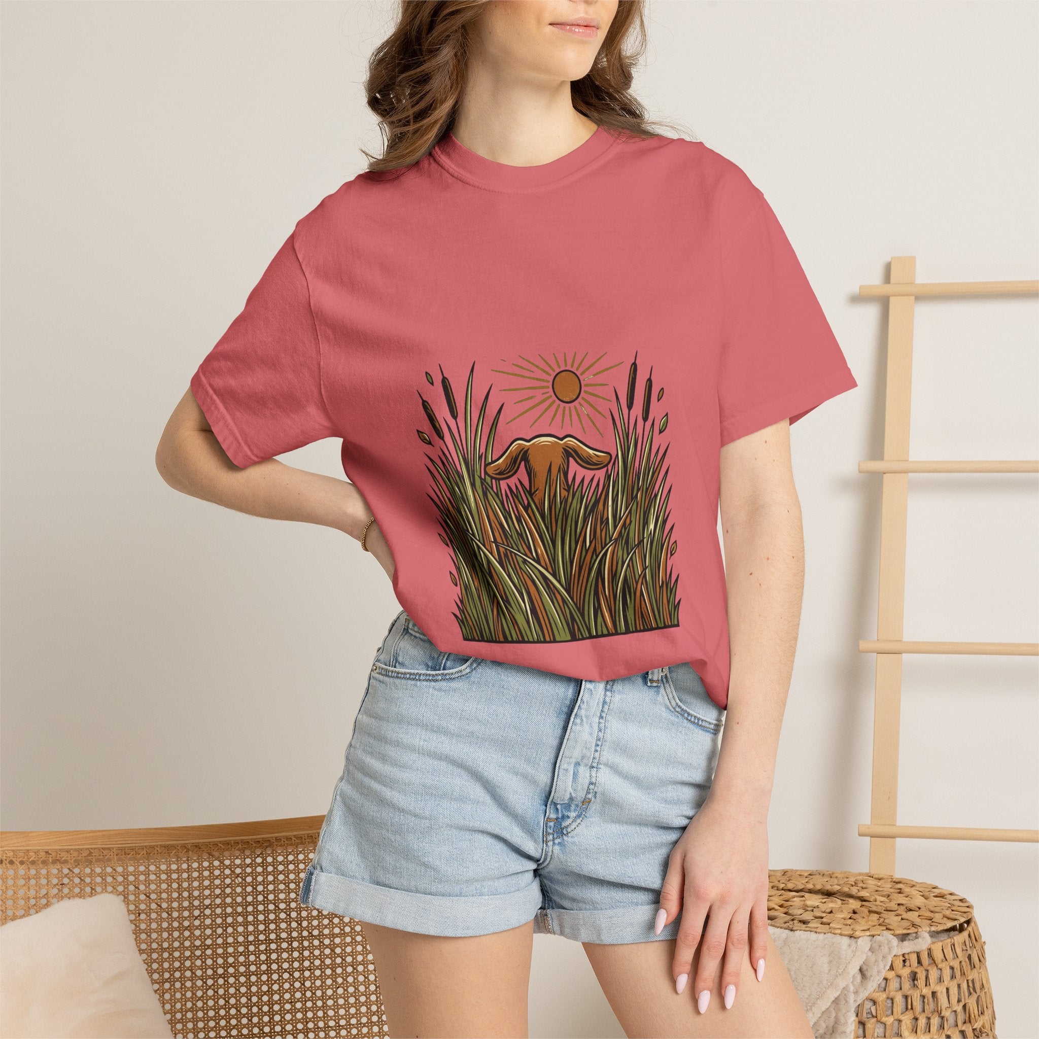 Dachshund Tall Grass Dog T-Shirt