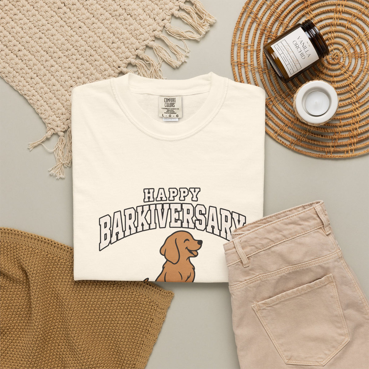 Happy Barkiversary Varsity T-Shirt