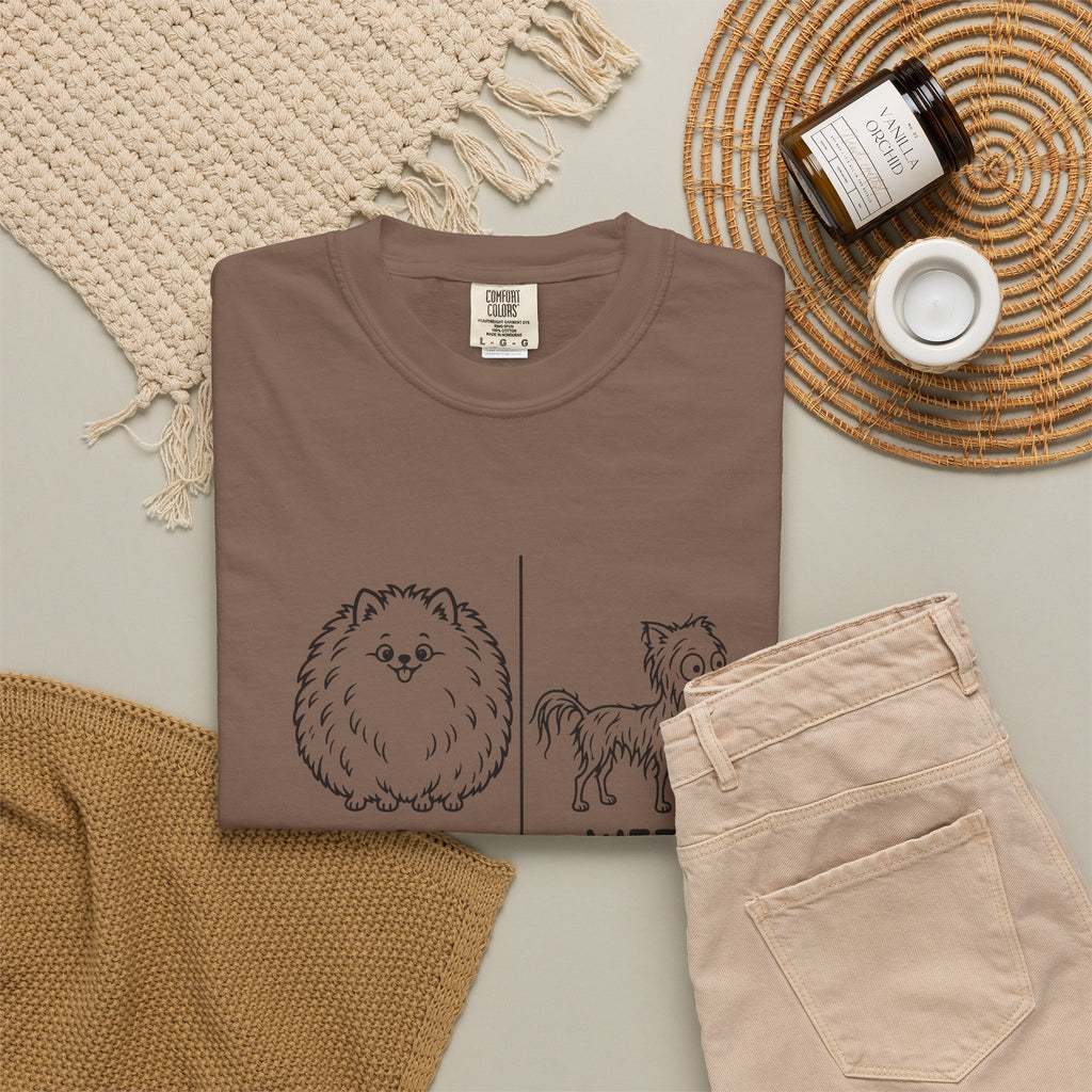 Pomeranian Dry Wet T-Shirt
