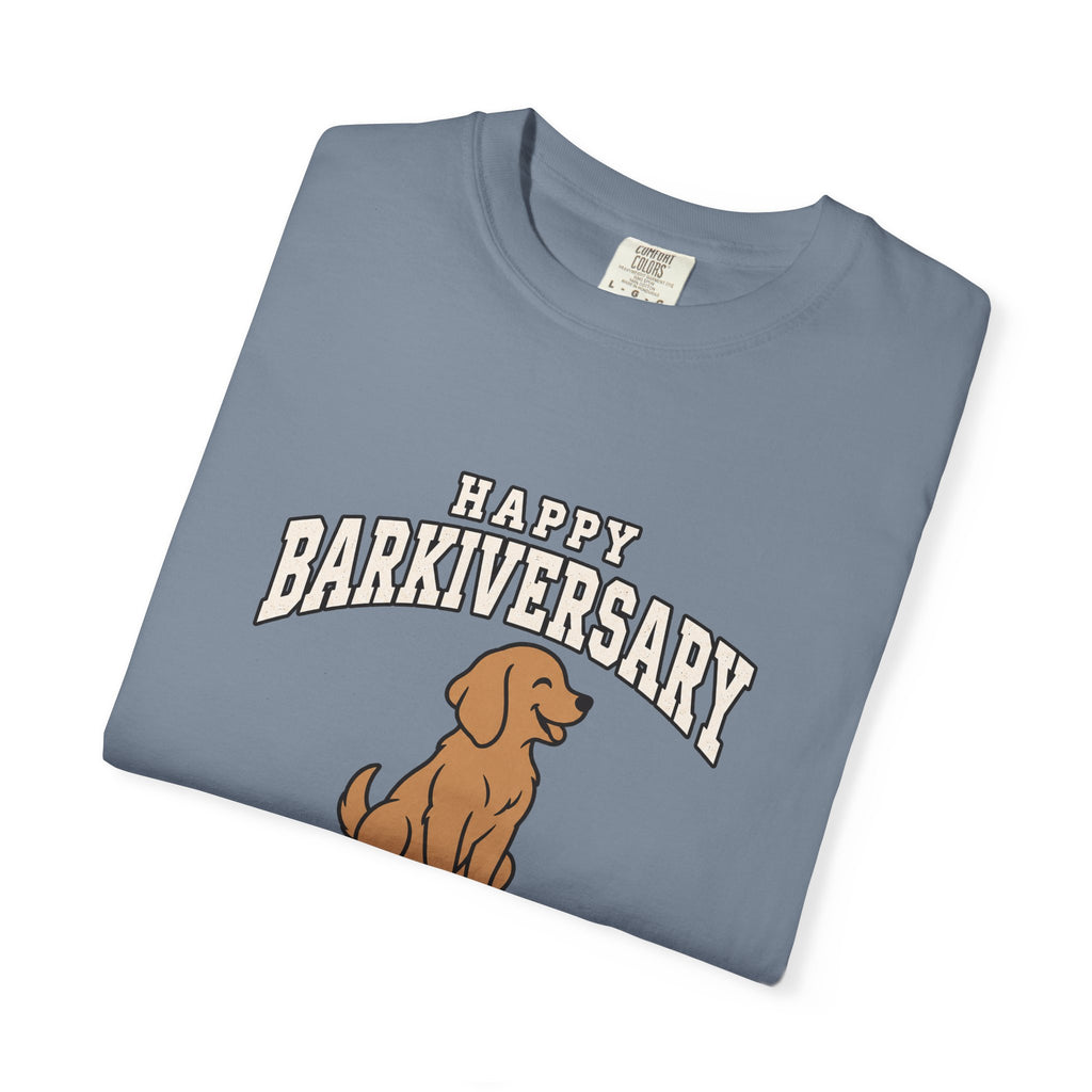 Happy Barkiversary Varsity T-Shirt