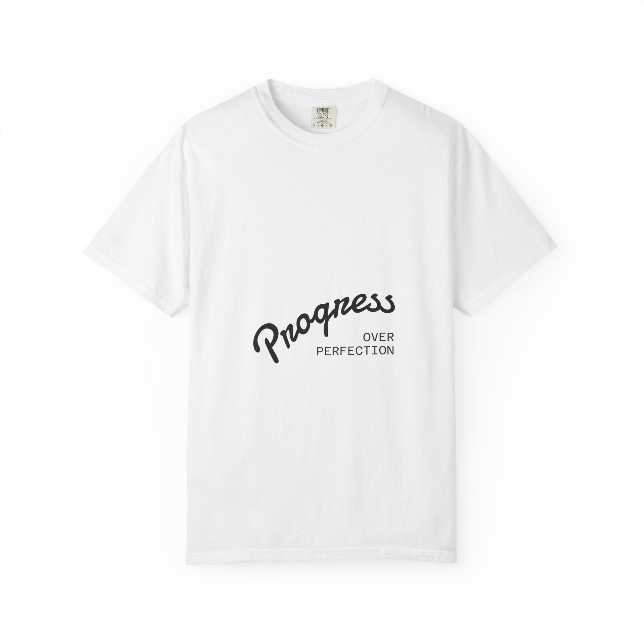 Progress Over Perfection T-Shirt — Motivational Graphic Tee
