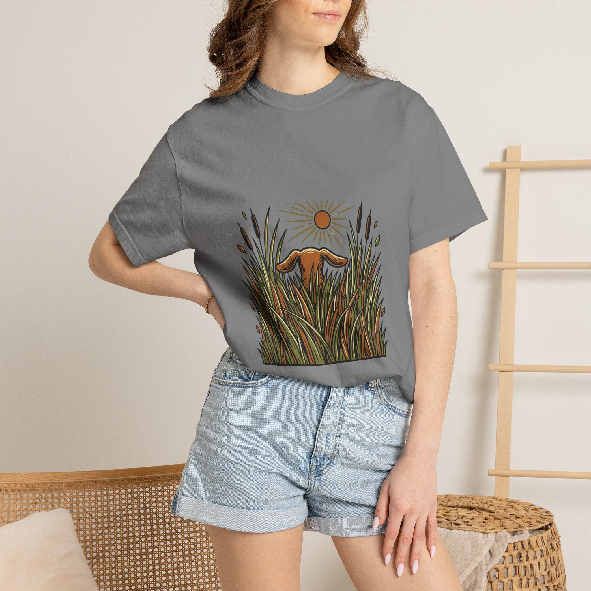 Dachshund Tall Grass Dog T-Shirt