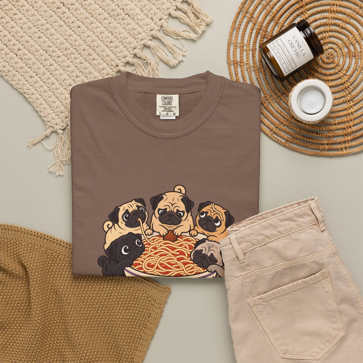 Pug Supper Club T-Shirt