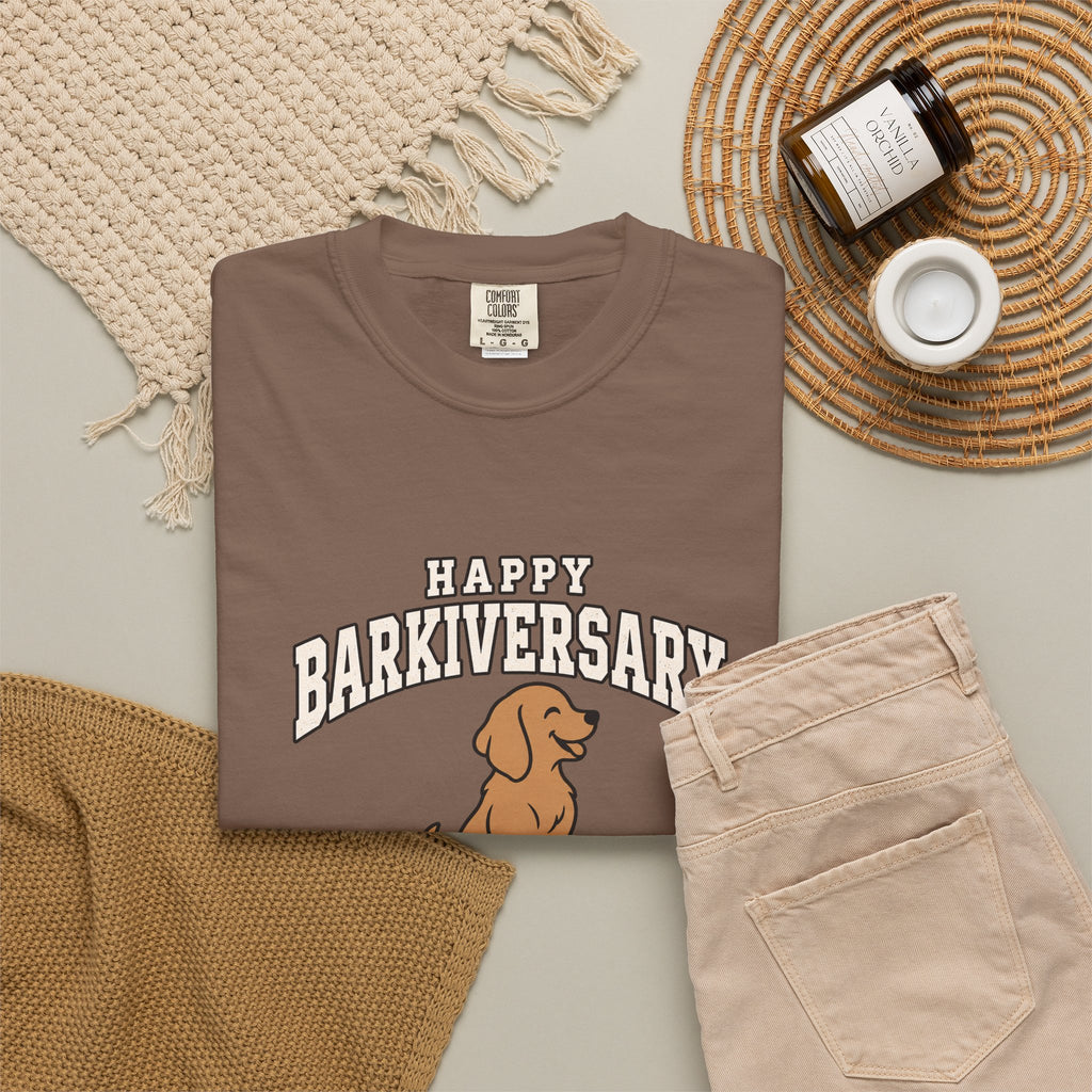 Happy Barkiversary Varsity T-Shirt