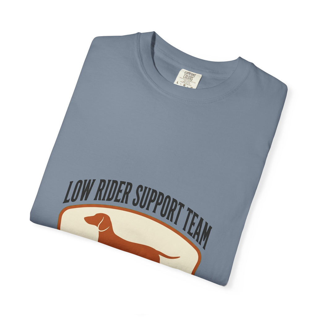 Dachshund Low Rider Badge Dog T-Shirt
