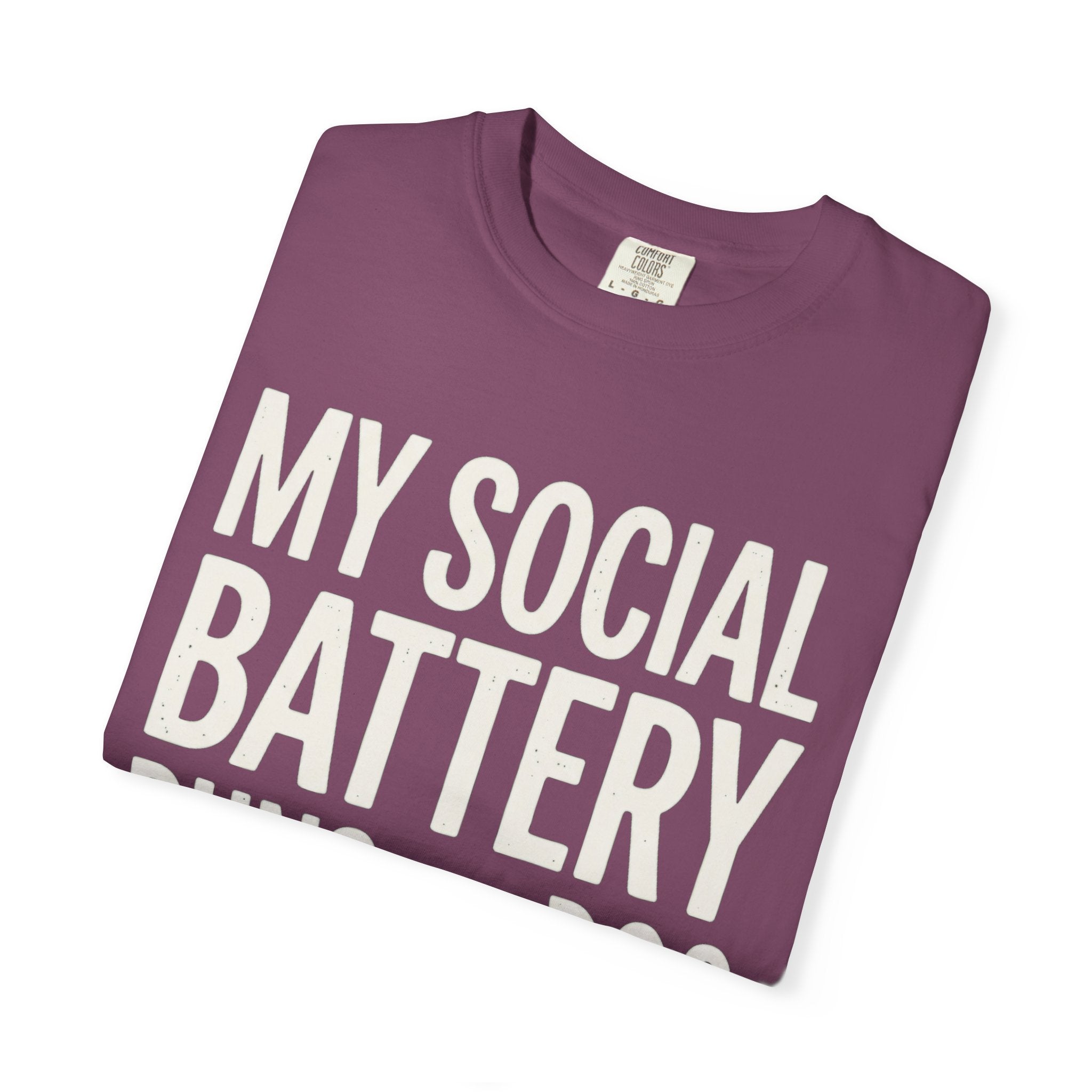 My Social Battery Runs On Dog · Cream
