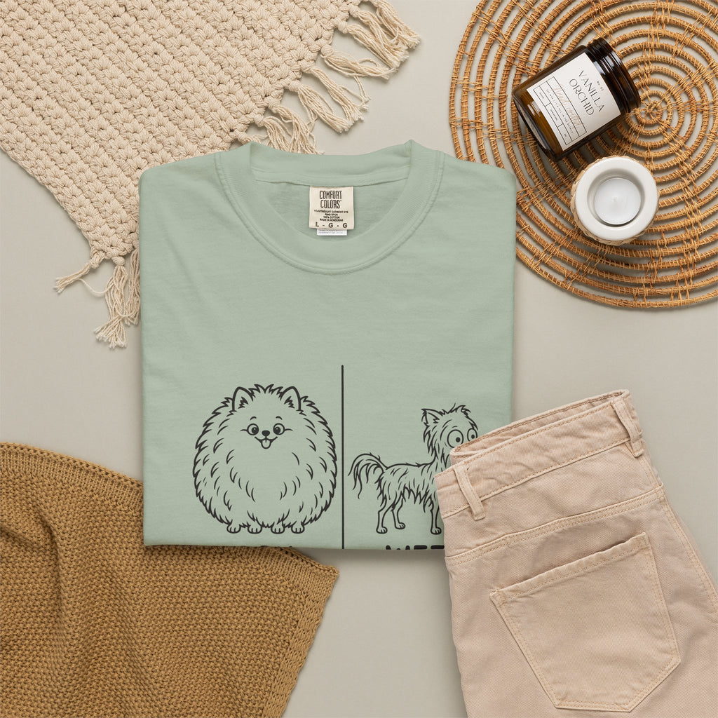 Pomeranian Dry Wet T-Shirt