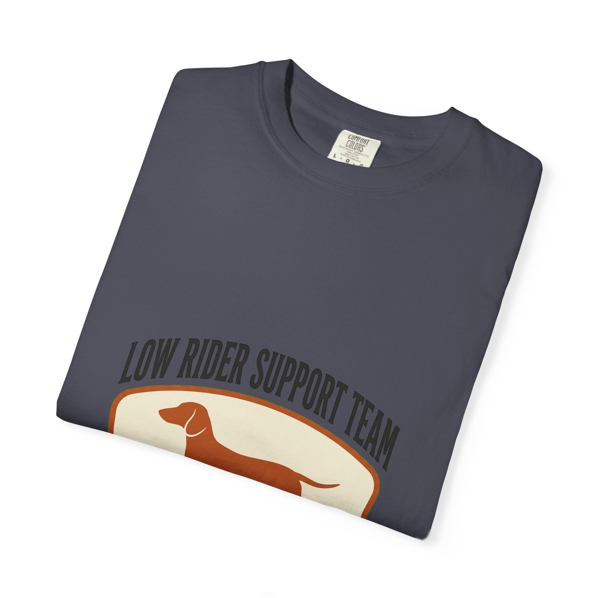 Dachshund Low Rider Badge Dog T-Shirt