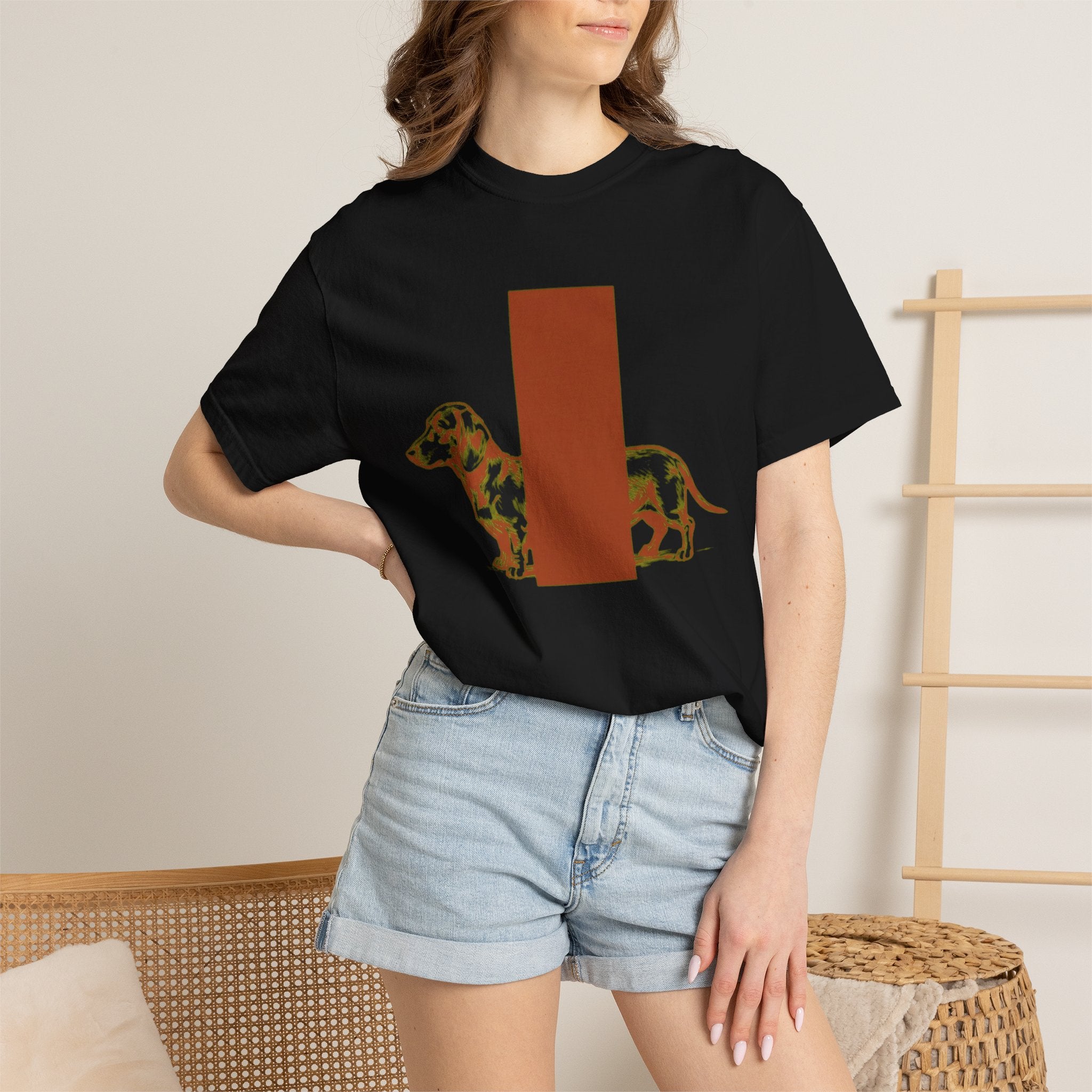 Dachshund Under Door Dog T-Shirt