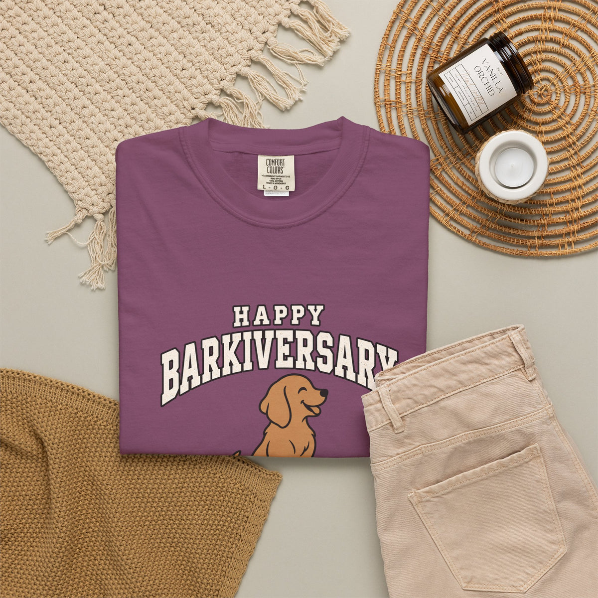 Happy Barkiversary Varsity T-Shirt