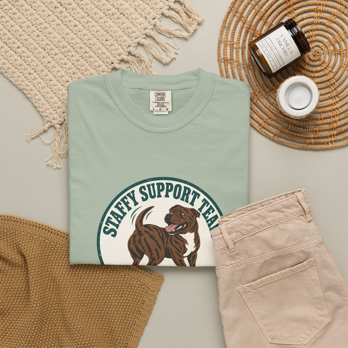 Staffy Support Team T-Shirt