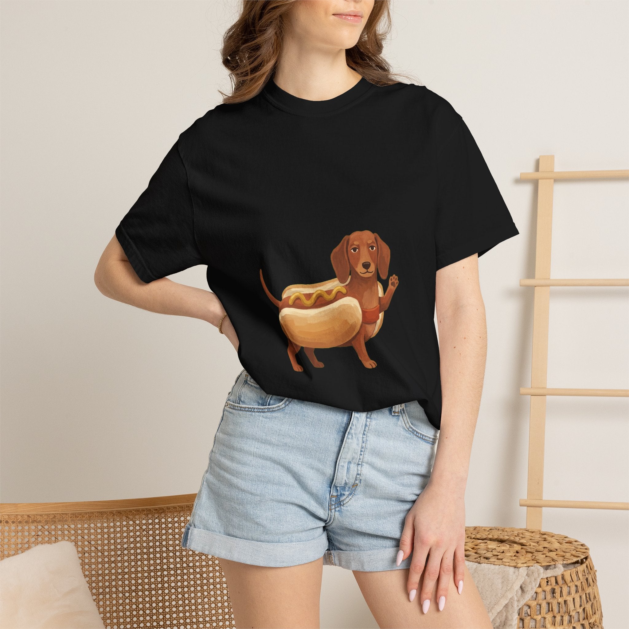 Dachshund Hot Dog Bun Dog T-Shirt