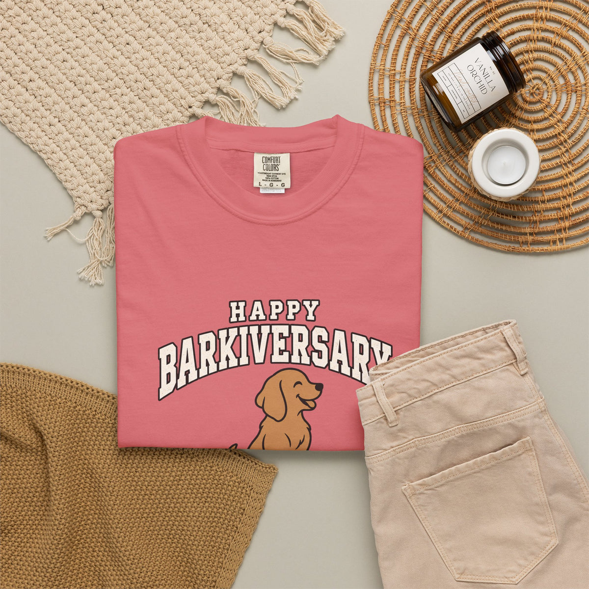 Happy Barkiversary Varsity T-Shirt