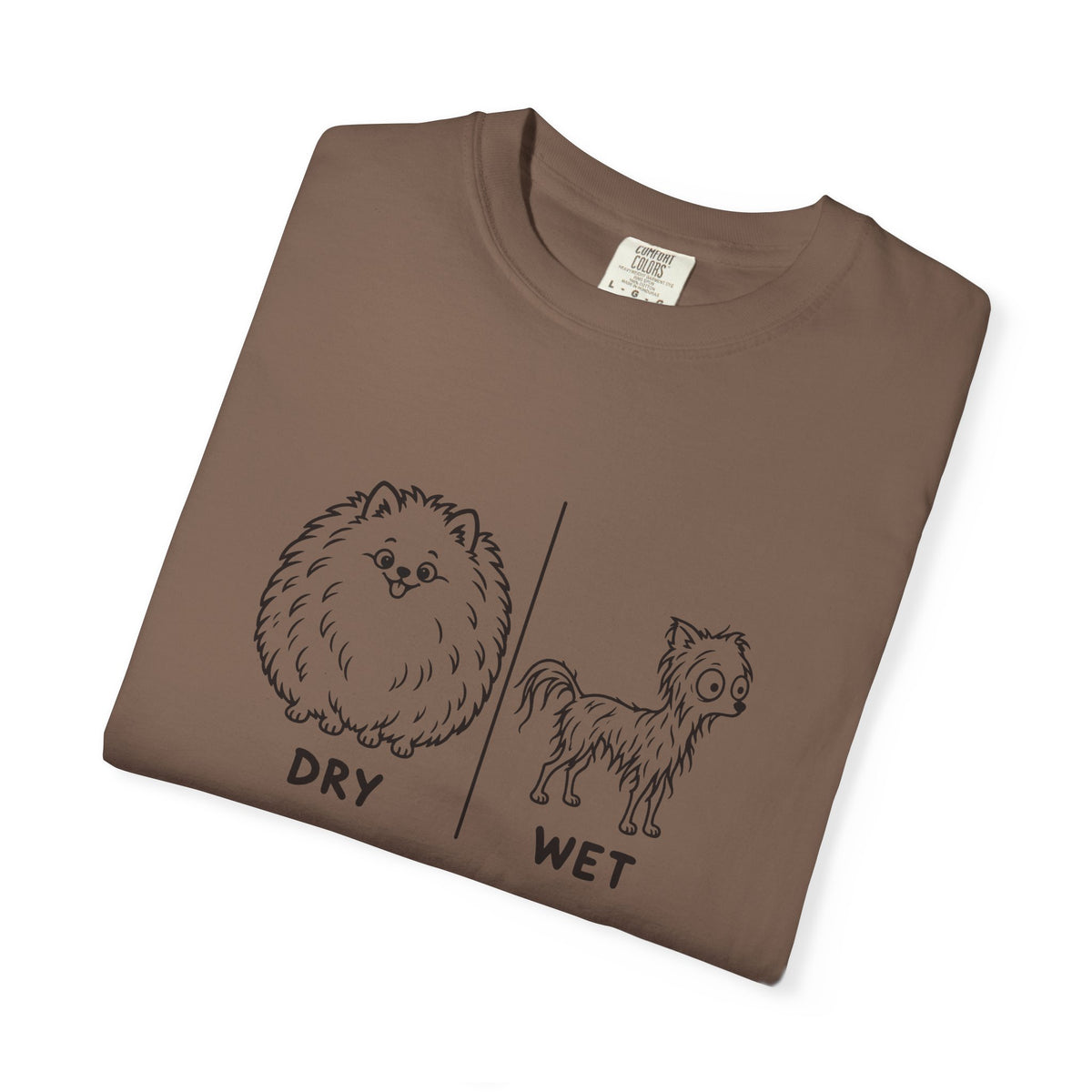 Pomeranian Dry Wet T-Shirt