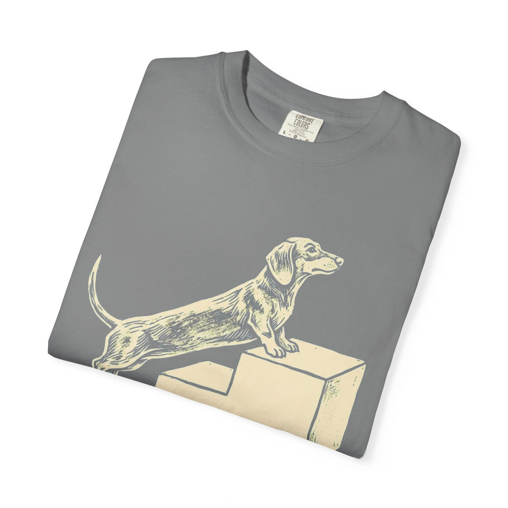Dachshund Stair Struggle Dog T-Shirt
