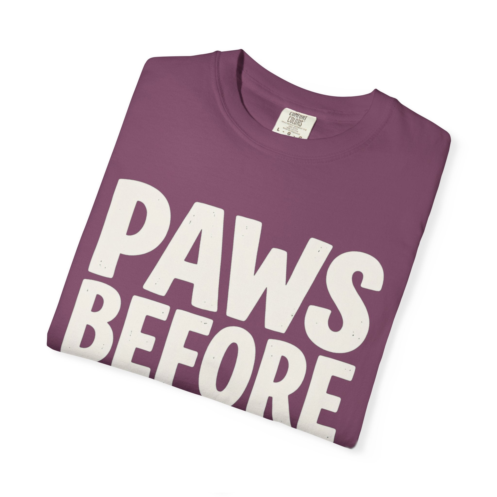 Paws Before People