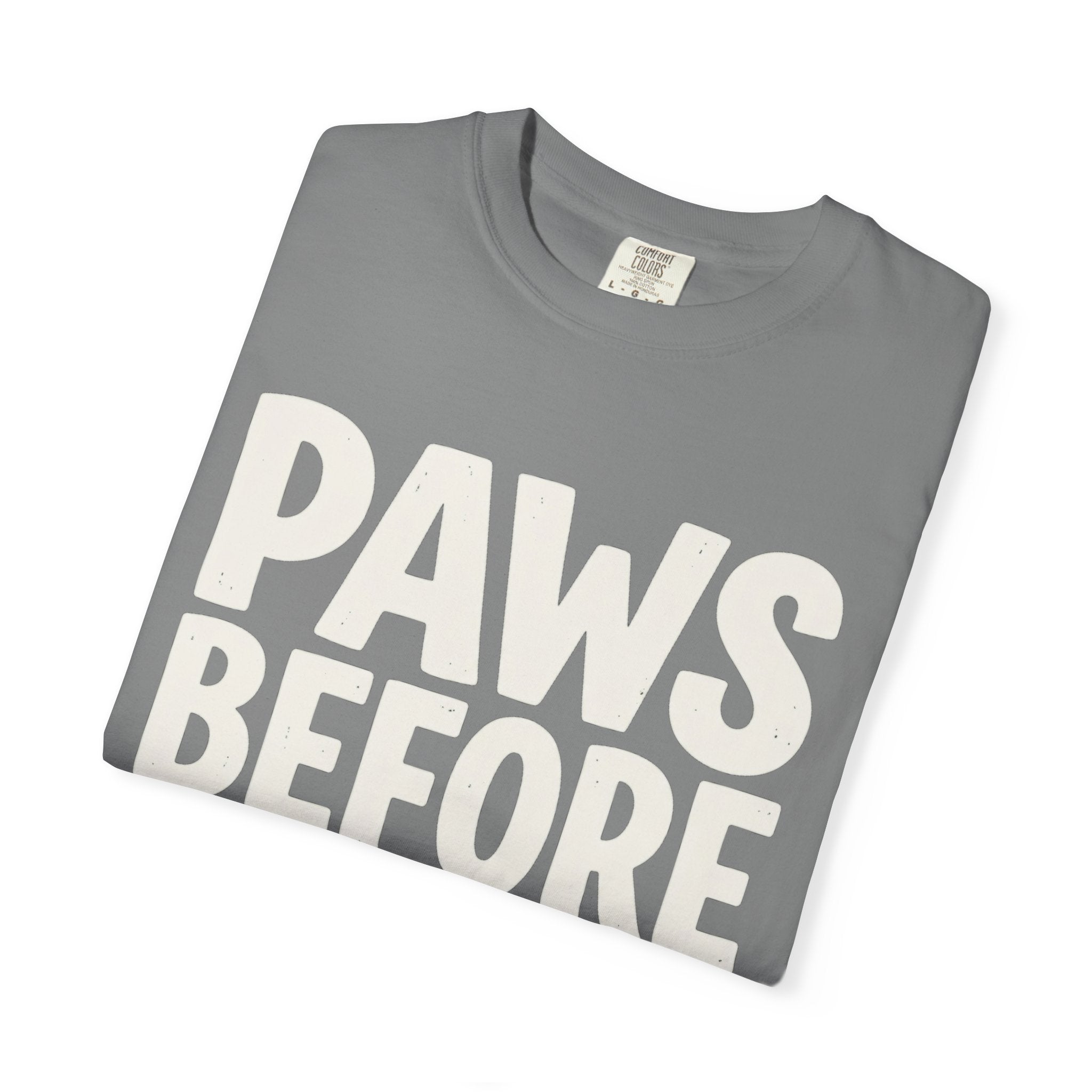 Paws Before People