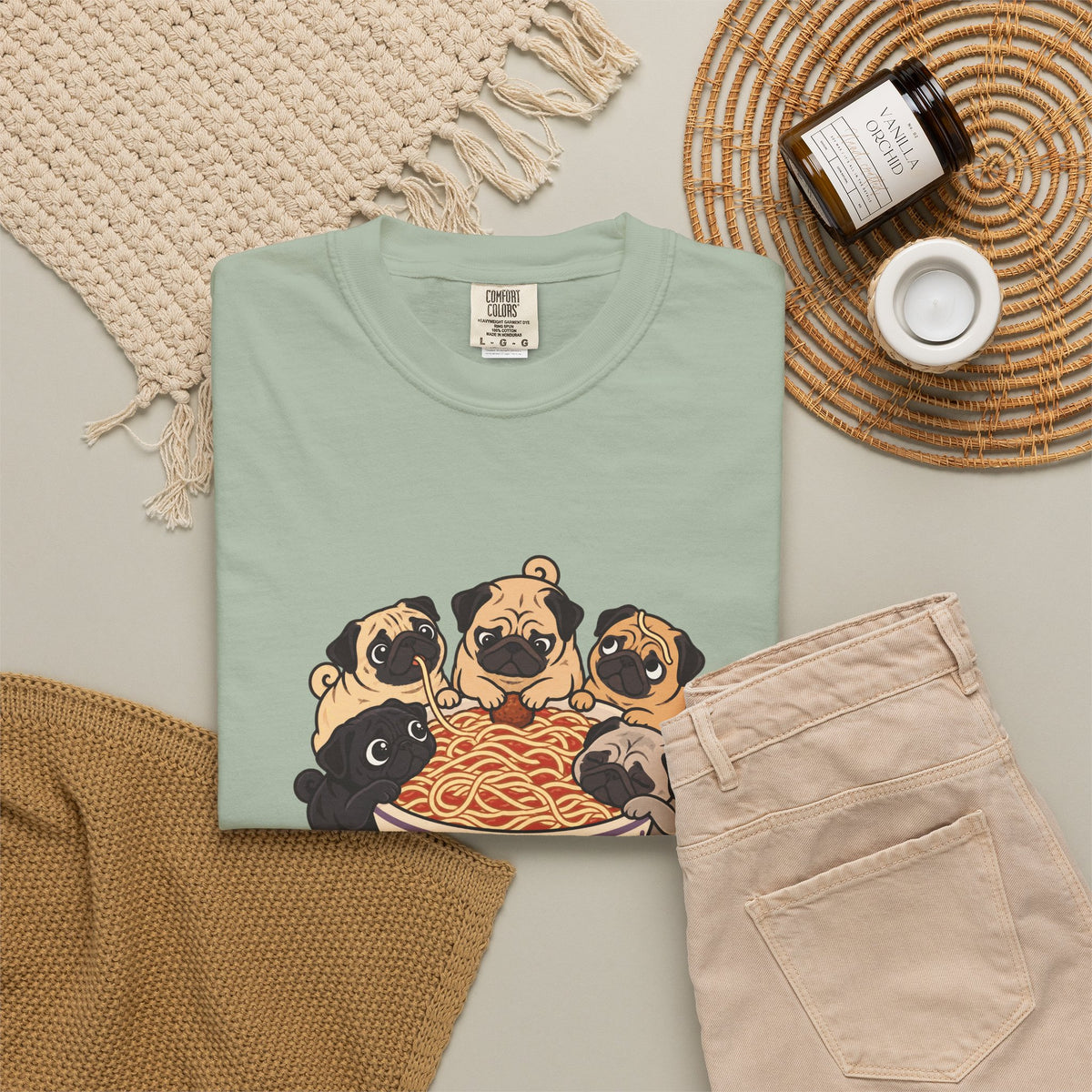 Pug Supper Club T-Shirt