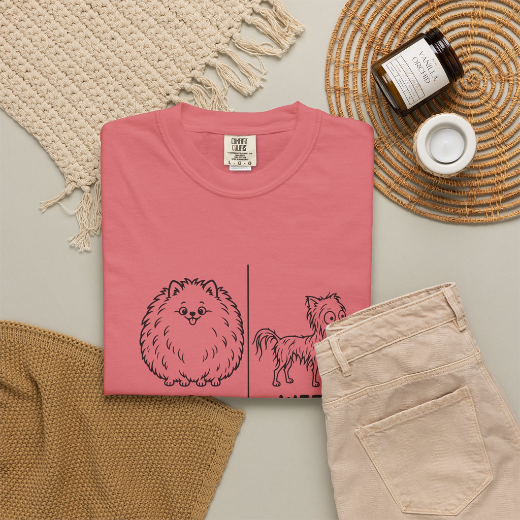 Pomeranian Dry Wet T-Shirt