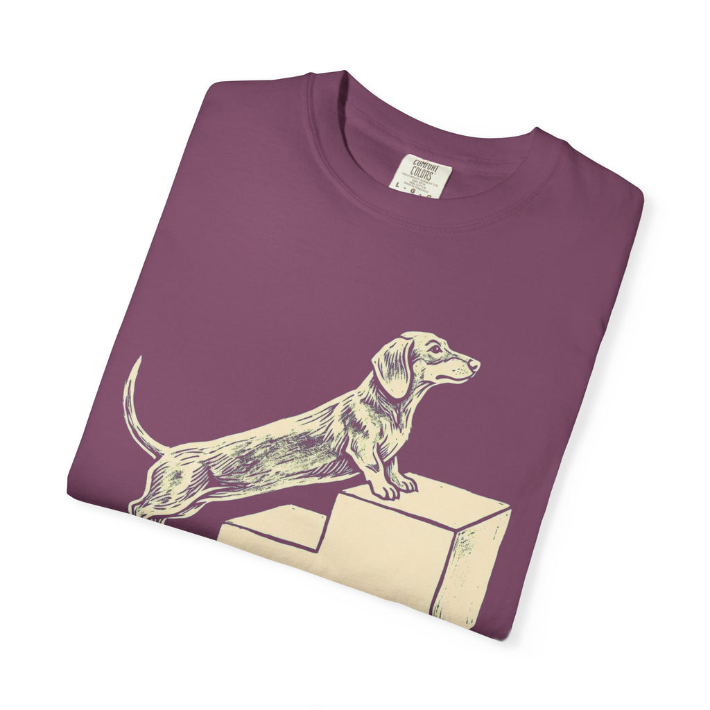 Dachshund Stair Struggle Dog T-Shirt