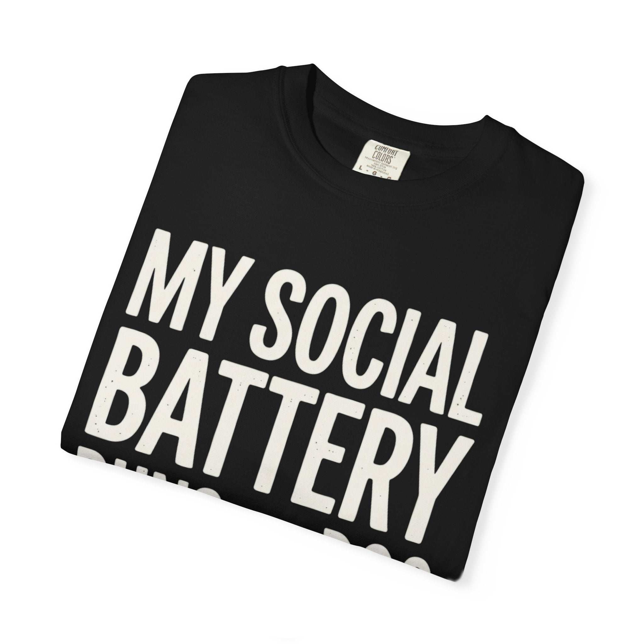 My Social Battery Runs On Dog · Cream