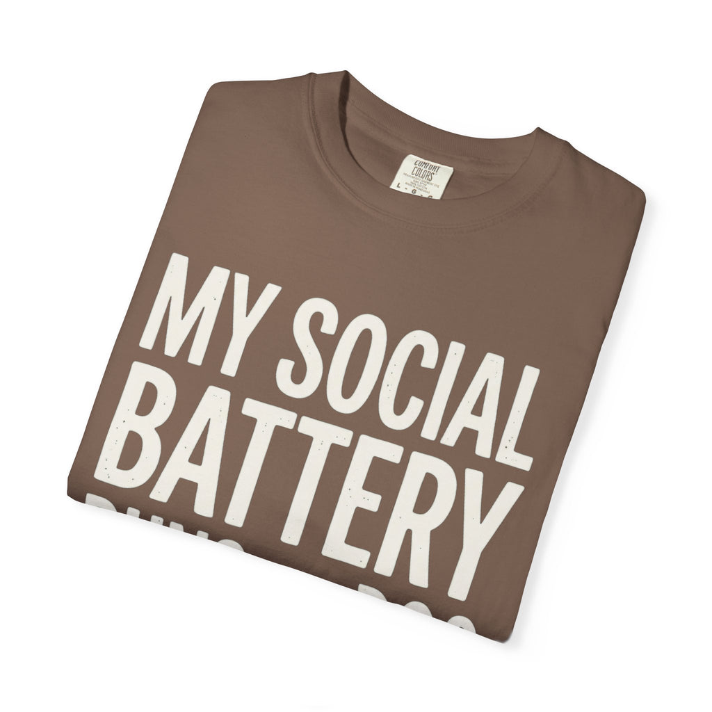 My Social Battery Runs On Dog · Cream
