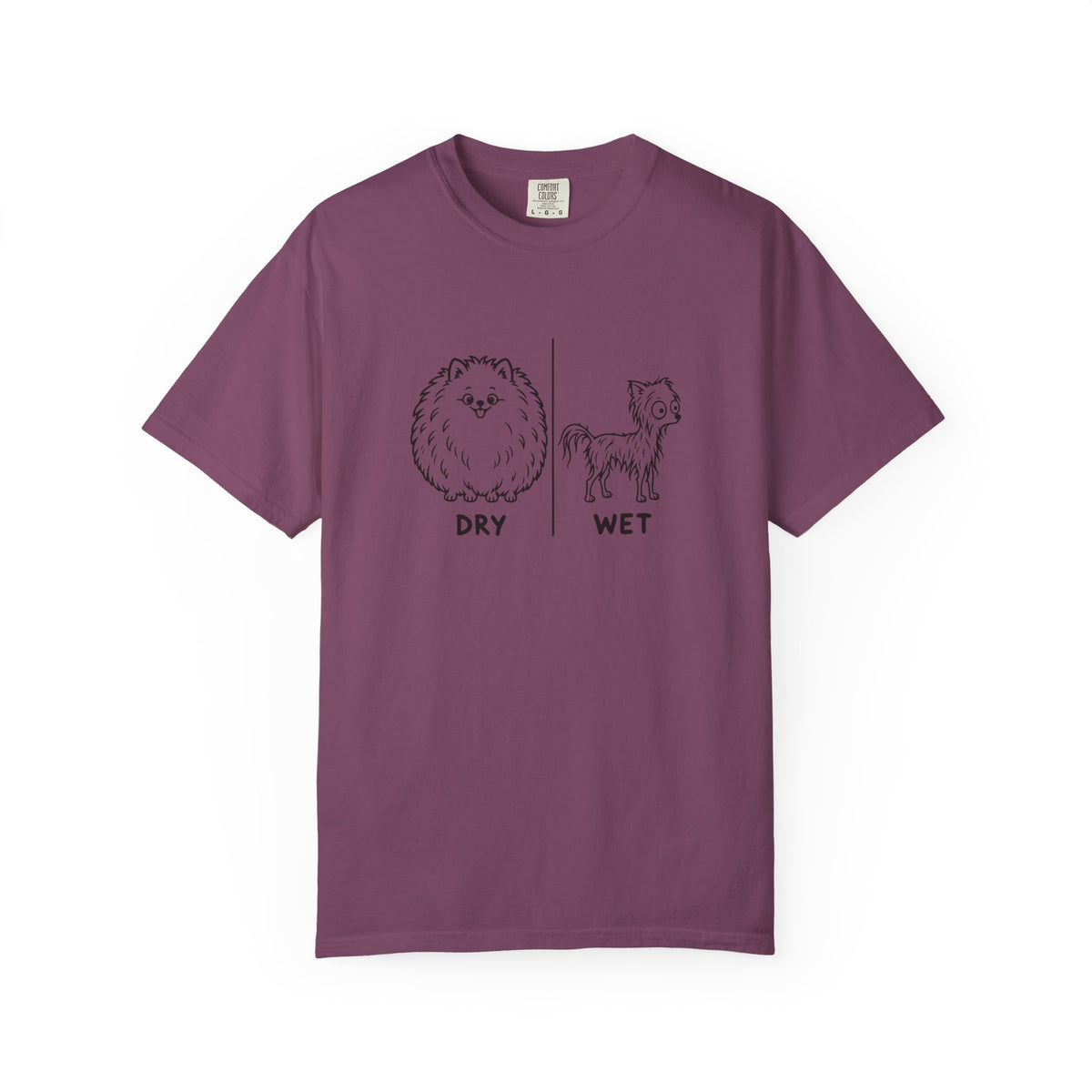 Pomeranian Dry Wet T-Shirt