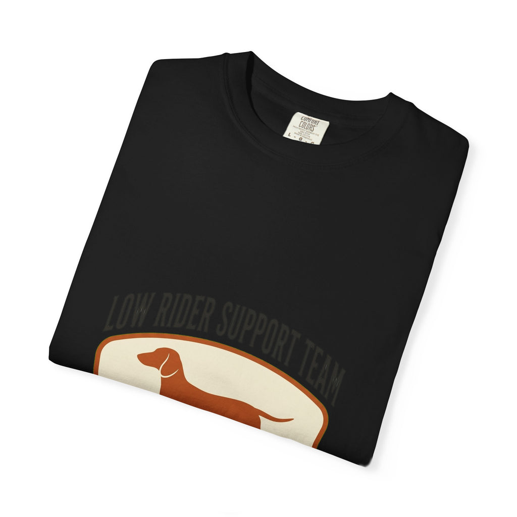 Dachshund Low Rider Badge Dog T-Shirt