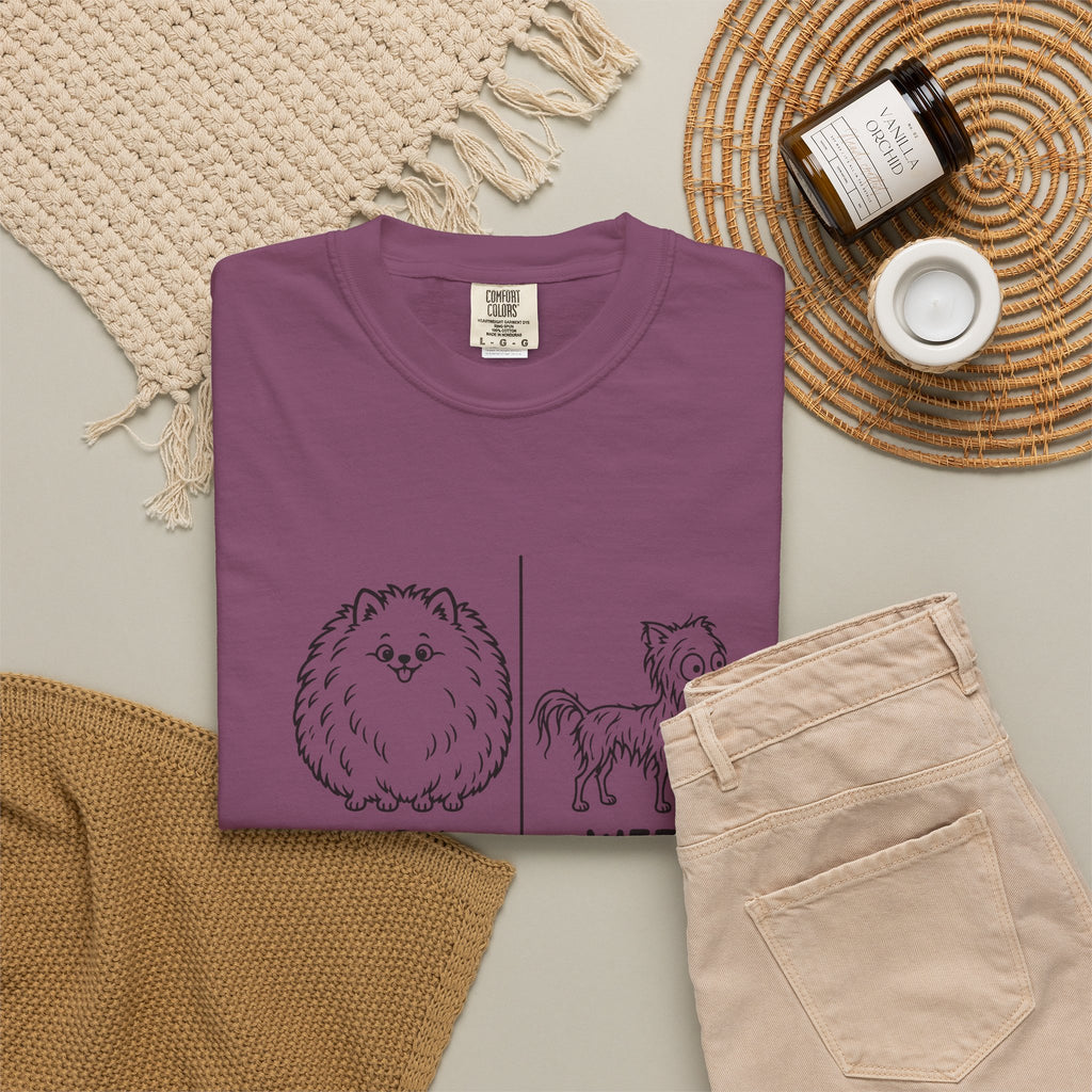 Pomeranian Dry Wet T-Shirt