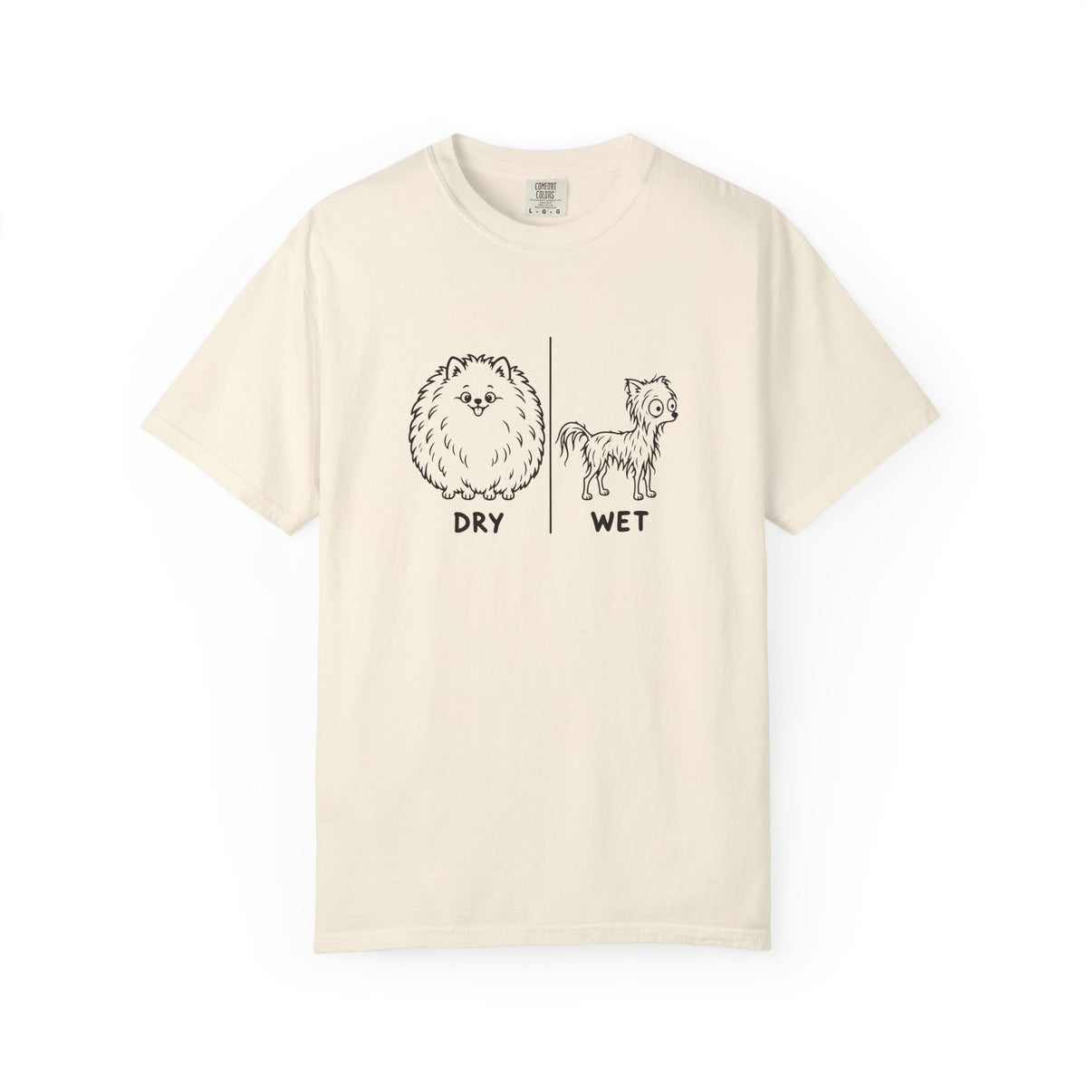 Pomeranian Dry Wet T-Shirt