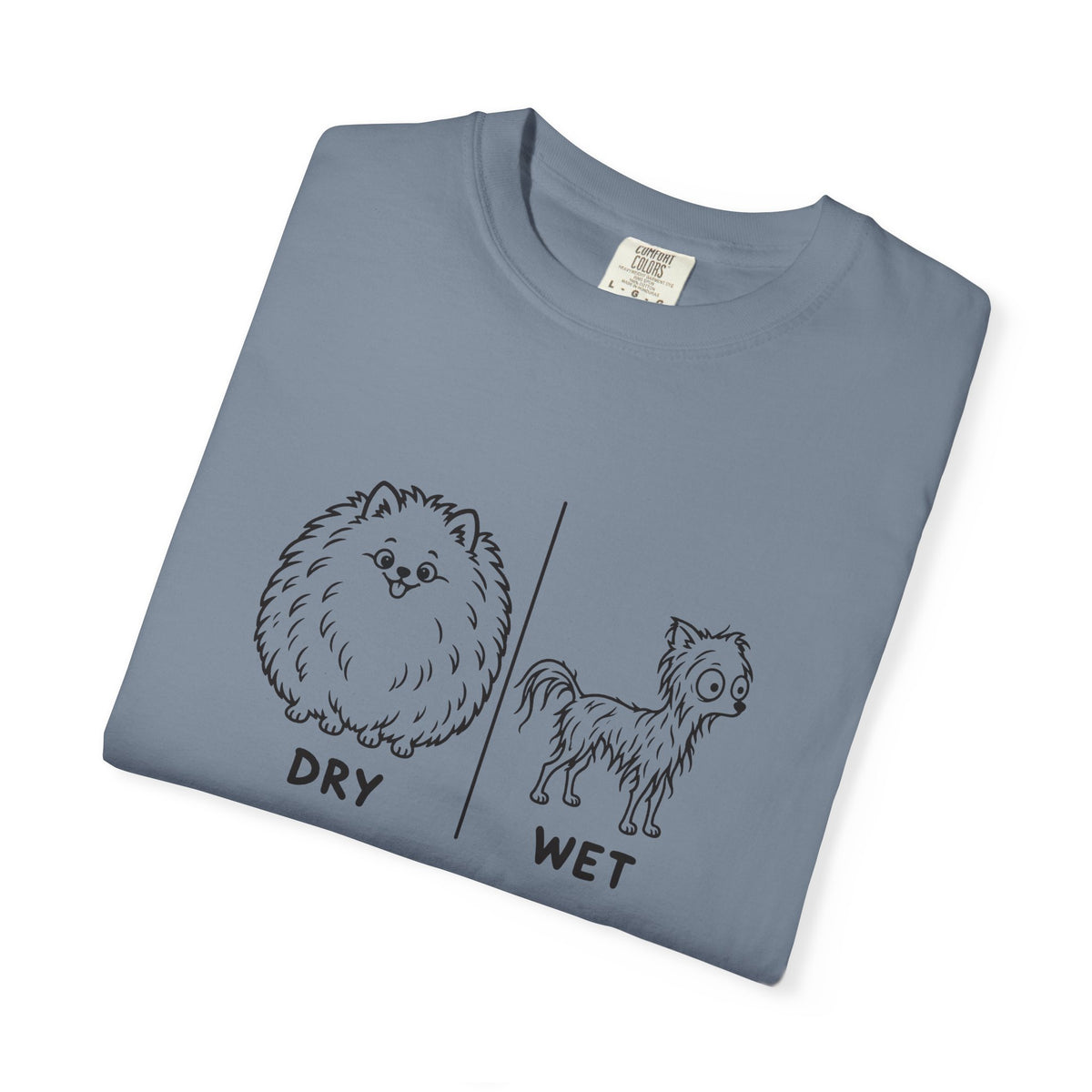 Pomeranian Dry Wet T-Shirt