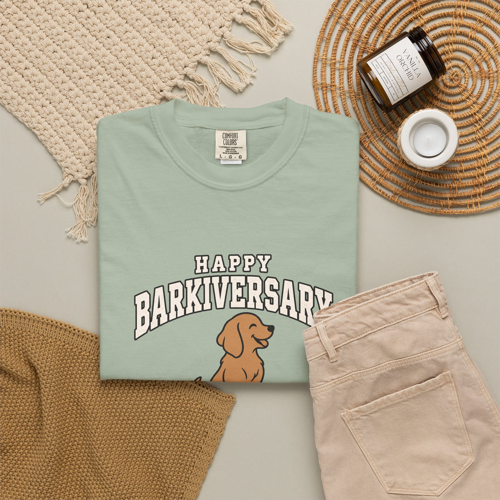 Happy Barkiversary Varsity T-Shirt