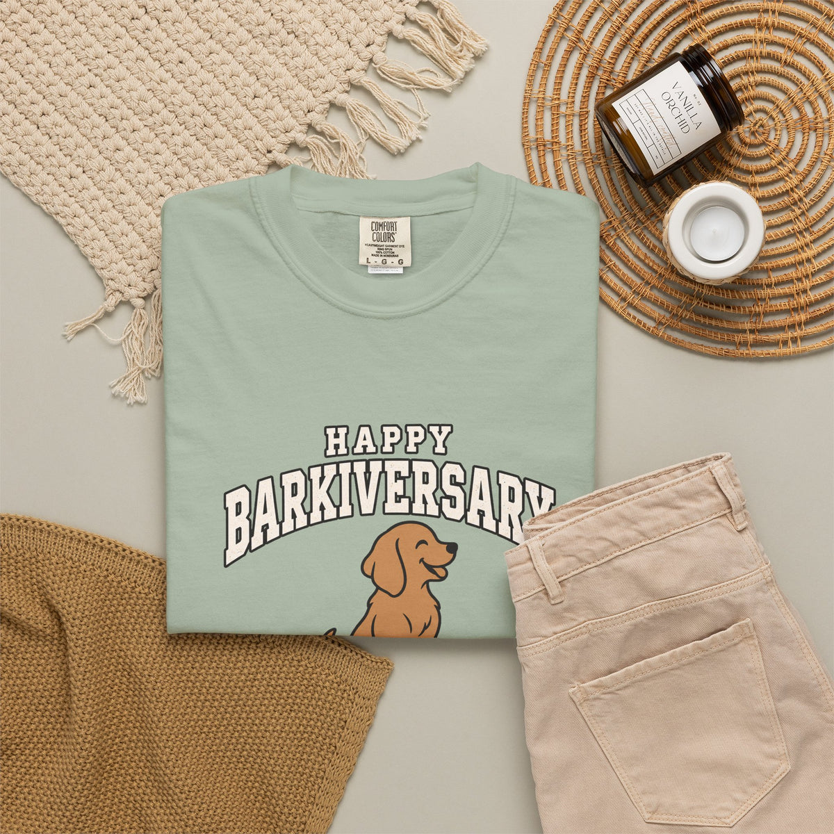 Happy Barkiversary Varsity T-Shirt