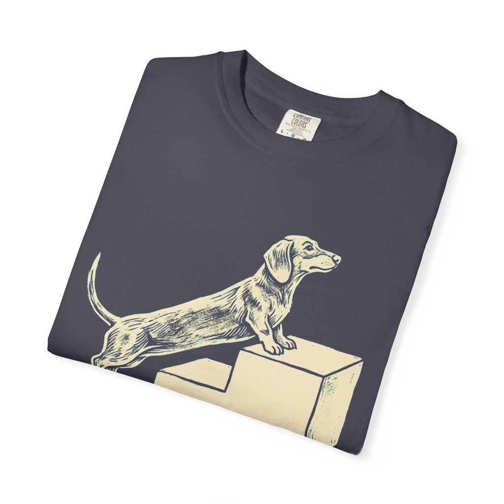 Dachshund Stair Struggle Dog T-Shirt