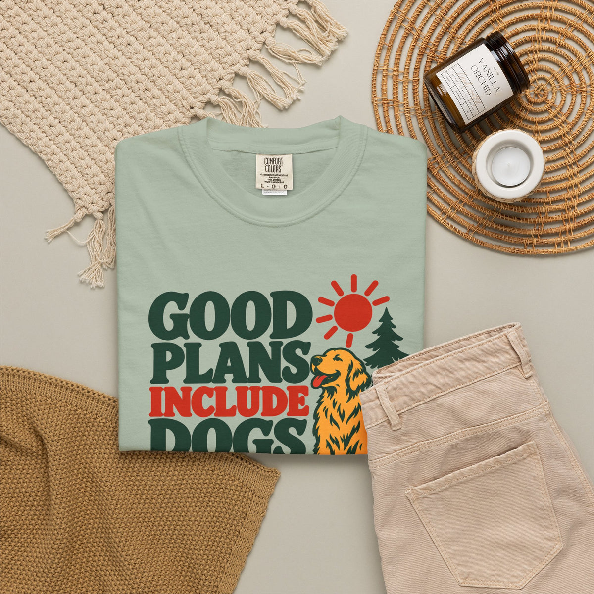 Good Plans Include Dogs T-Shirt