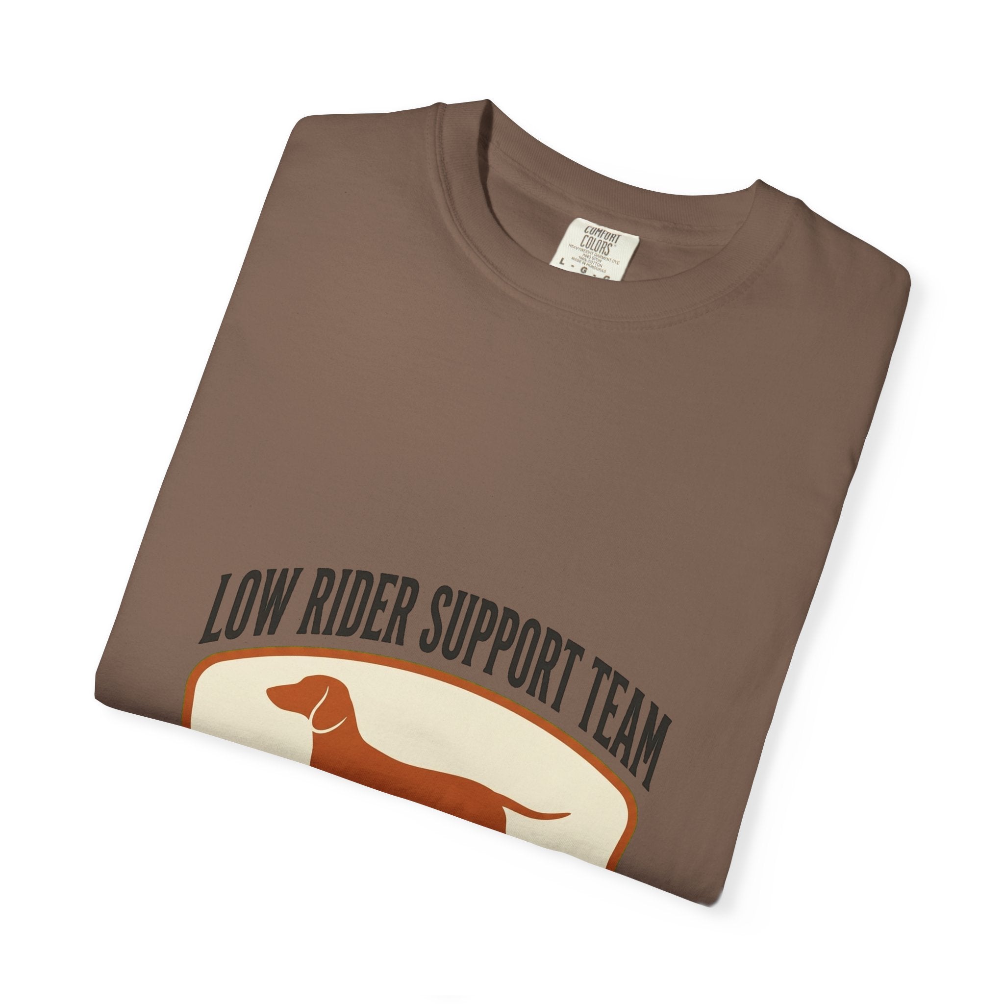 Dachshund Low Rider Badge Dog T-Shirt
