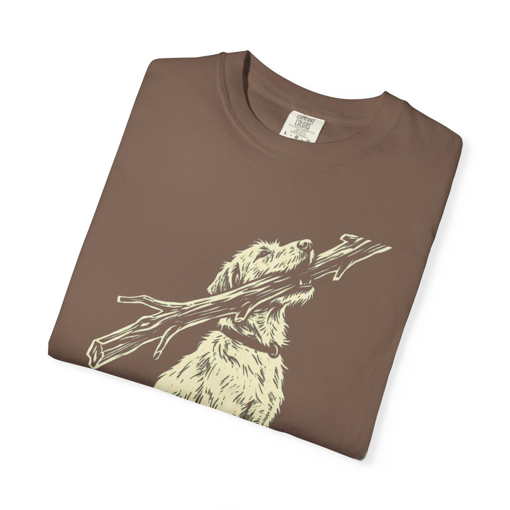 Giant Stick Single Ink Dog T-Shirt
