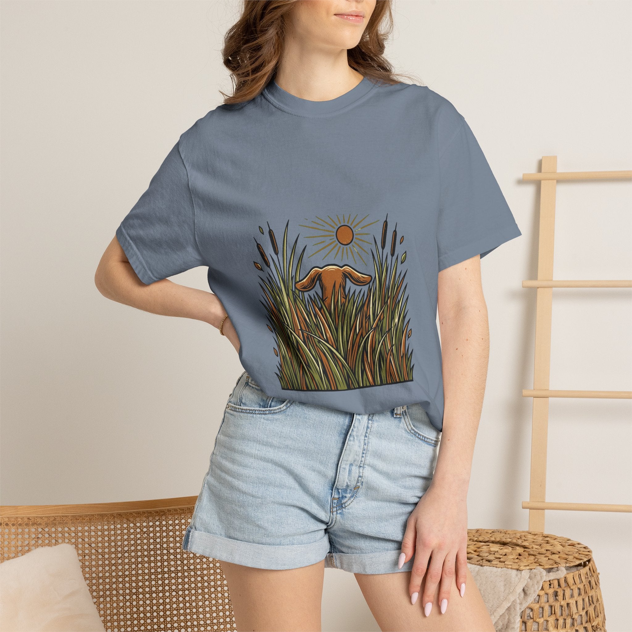 Dachshund Tall Grass Dog T-Shirt
