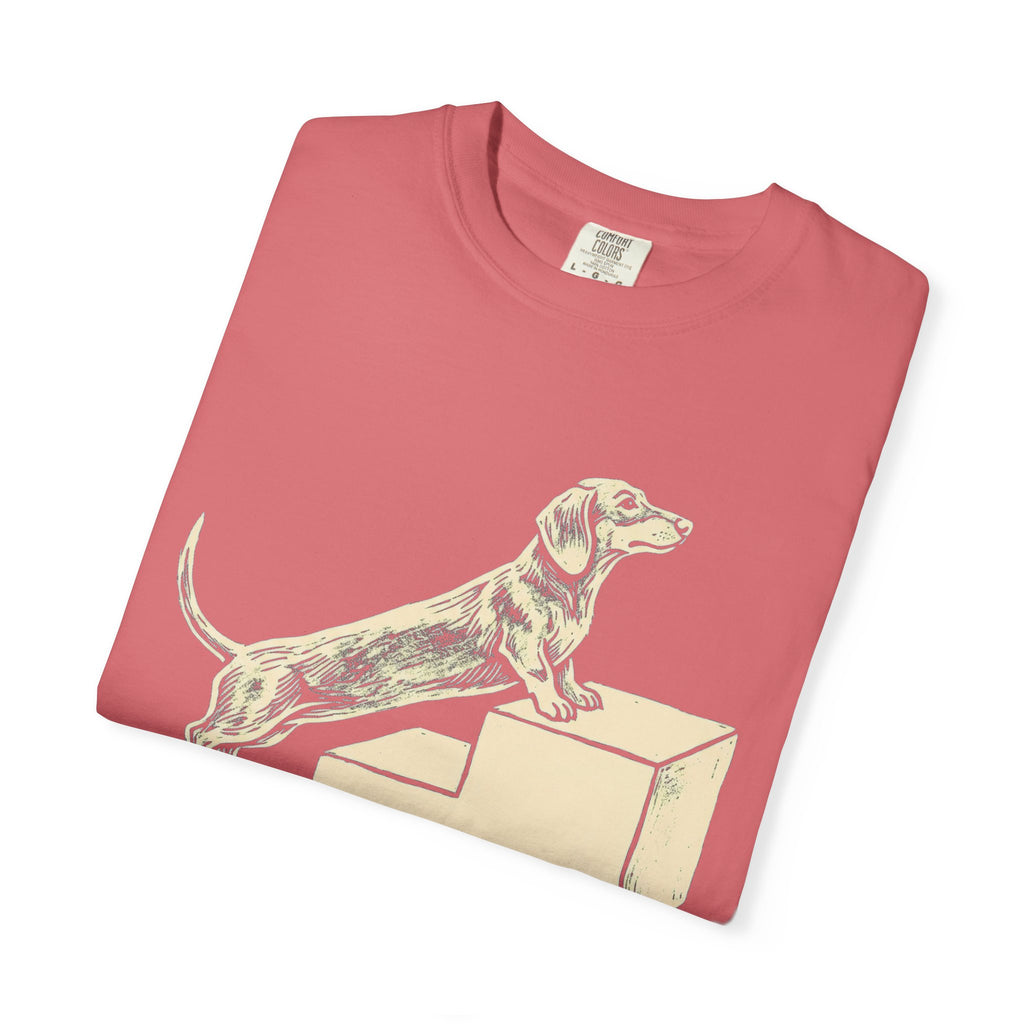 Dachshund Stair Struggle Dog T-Shirt