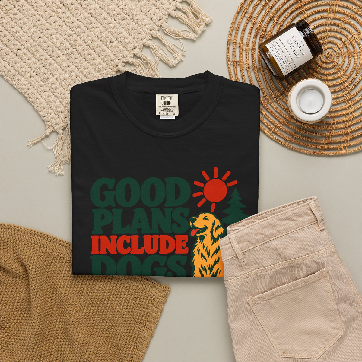 Good Plans Include Dogs T-Shirt