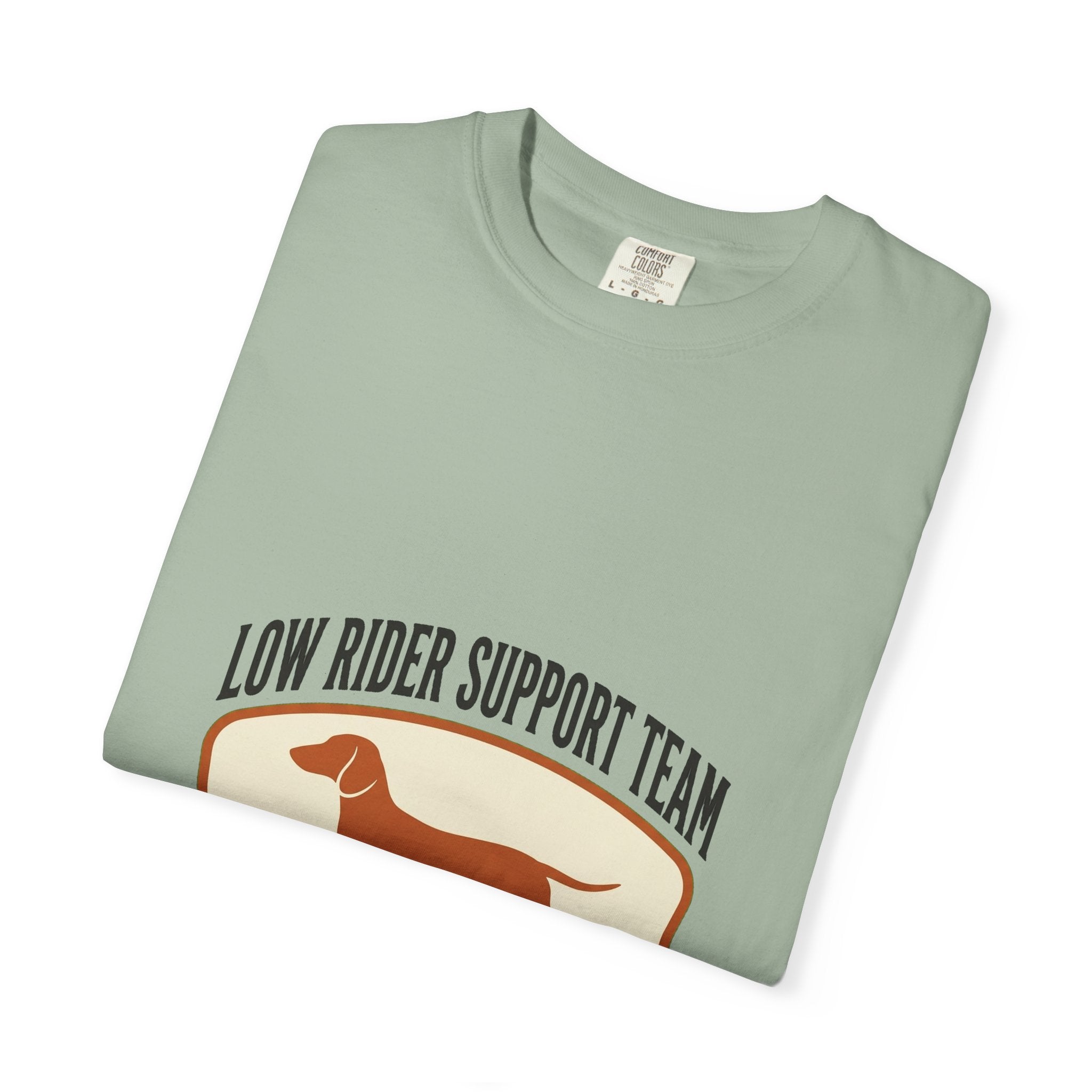 Dachshund Low Rider Badge Dog T-Shirt