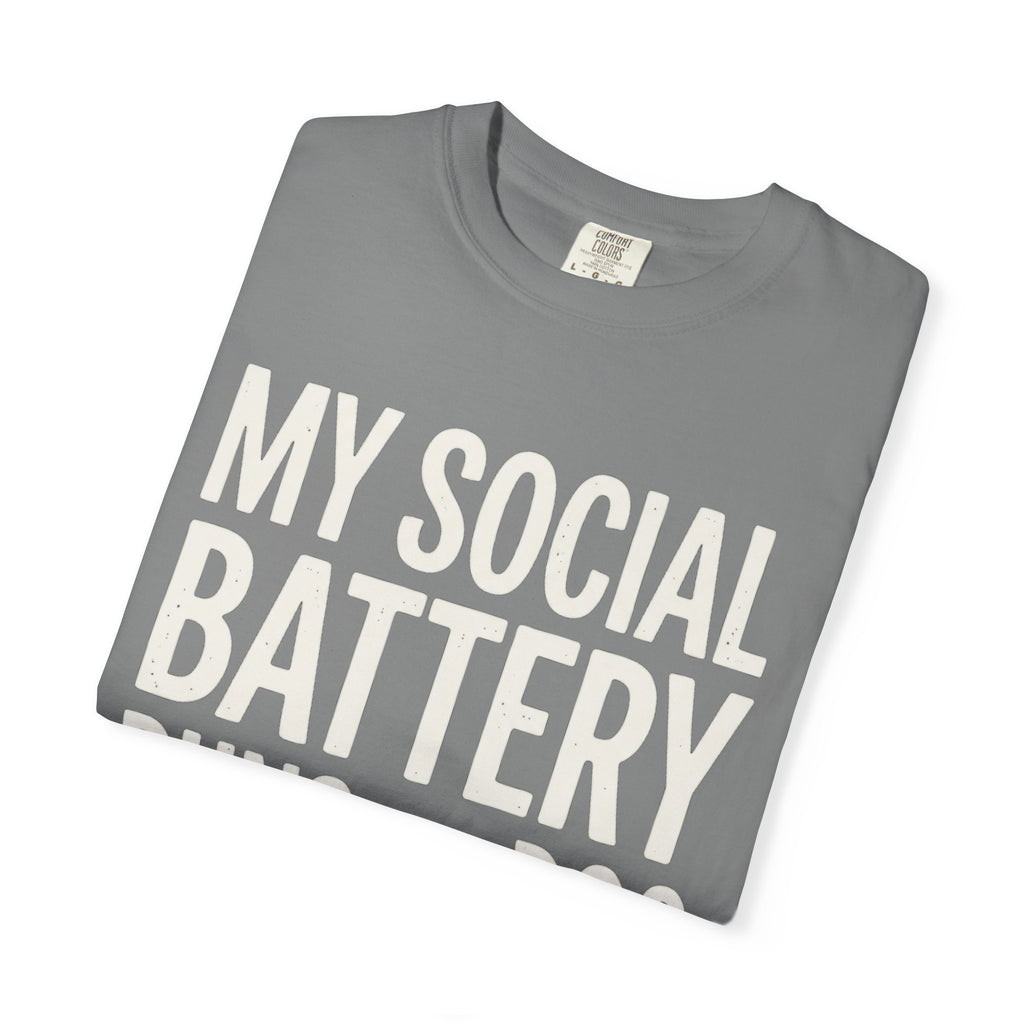 My Social Battery Runs On Dog · Cream