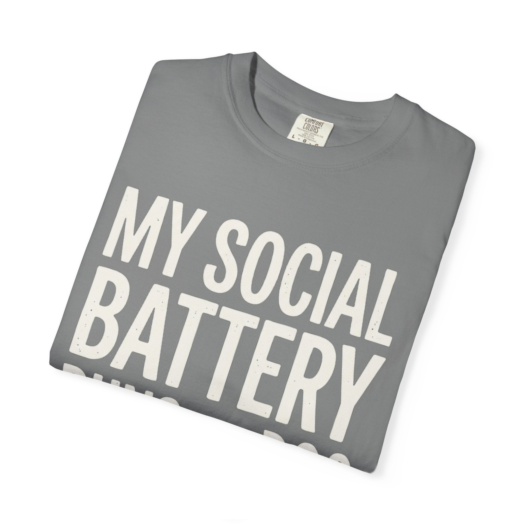 My Social Battery Runs On Dog · Cream