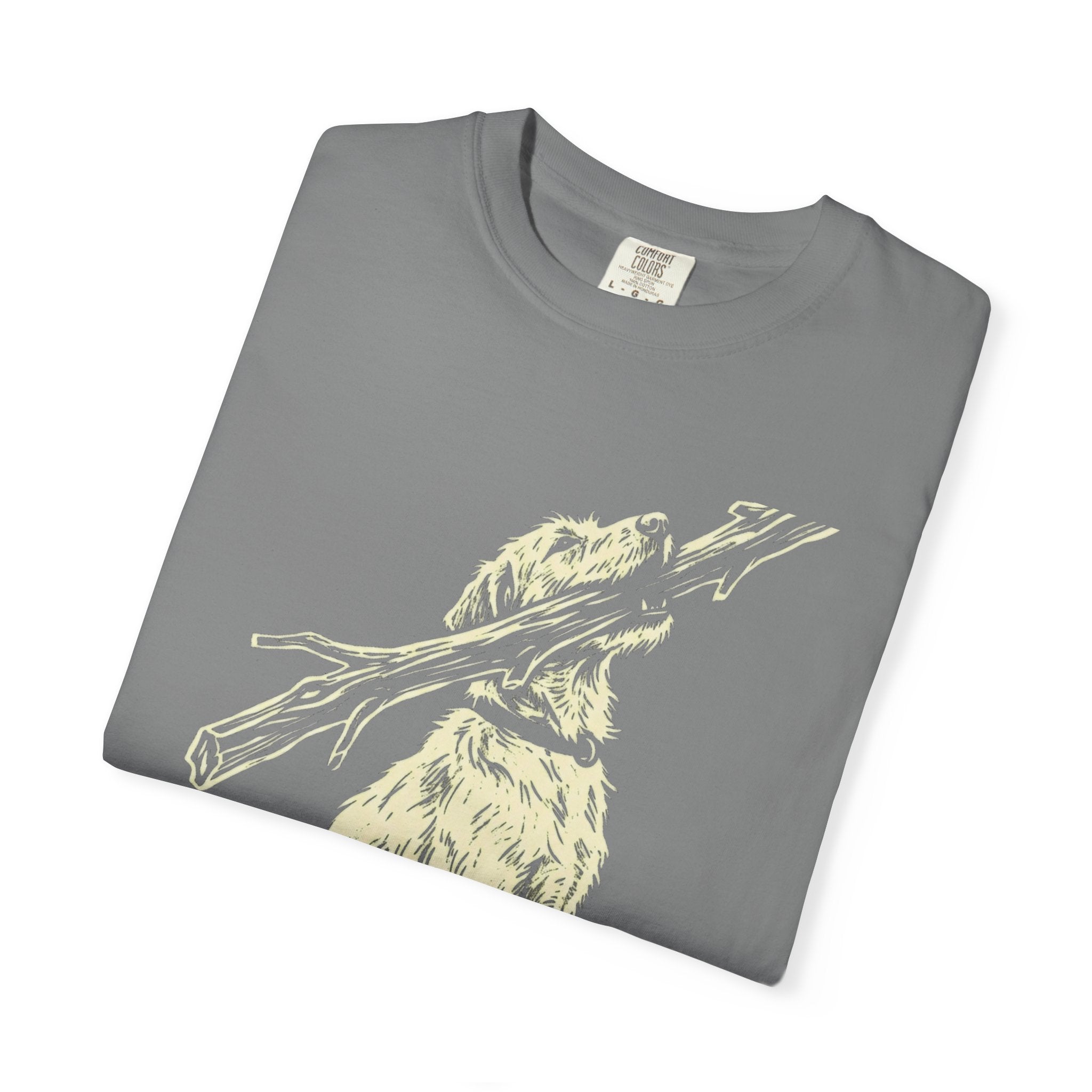 Giant Stick Single Ink Dog T-Shirt