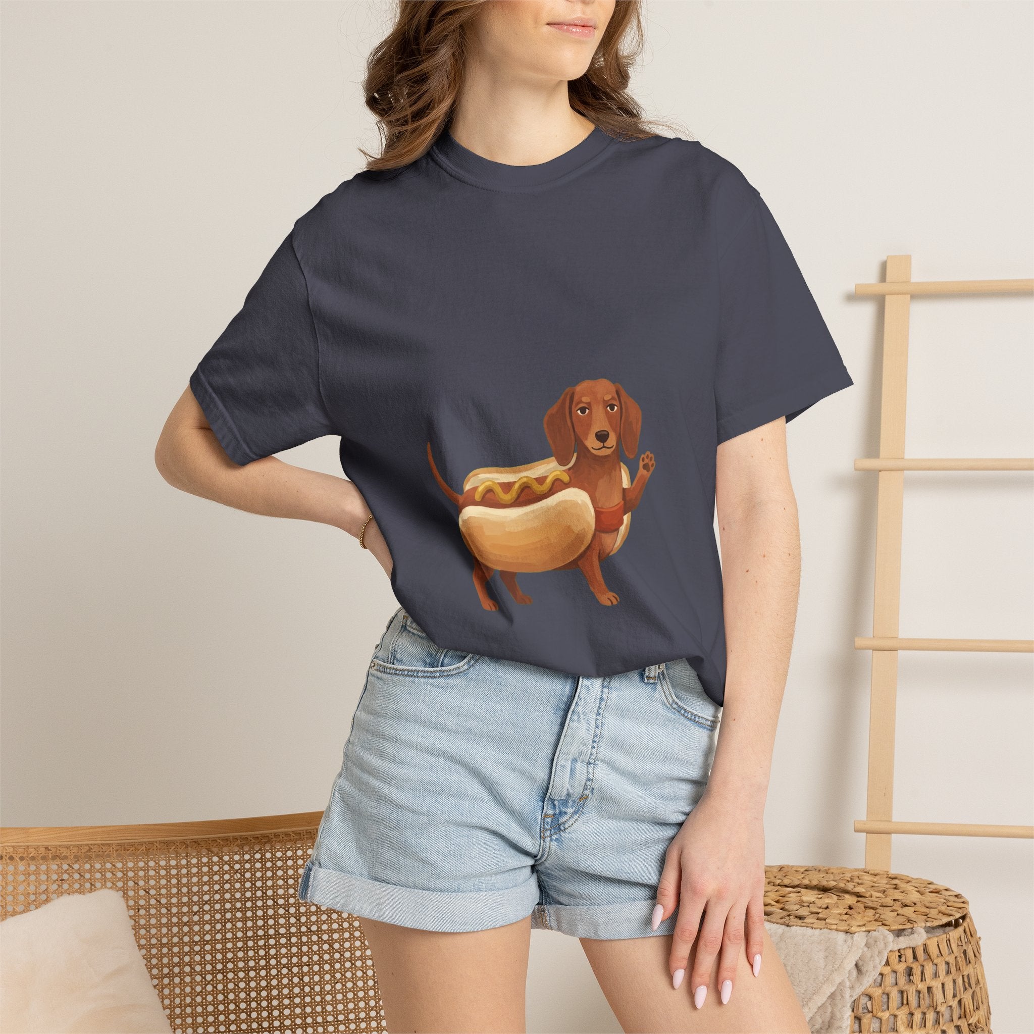 Dachshund Hot Dog Bun Dog T-Shirt