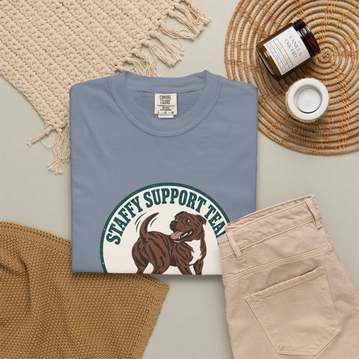 Staffy Support Team T-Shirt