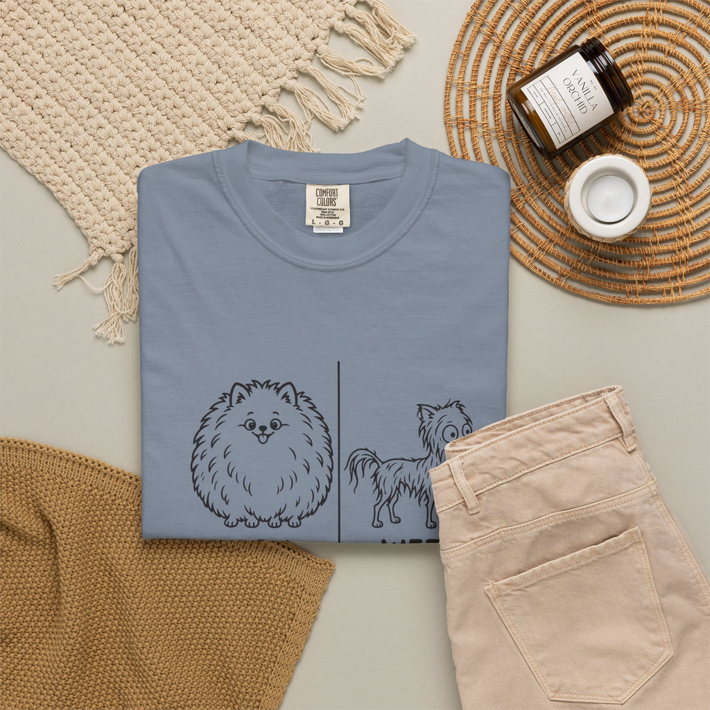 Pomeranian Dry Wet T-Shirt